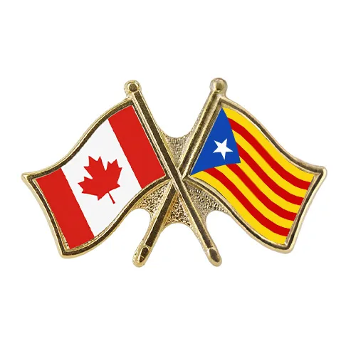 Canada-Catalonia cross pin