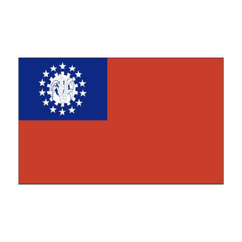 Myanmar Flags (1973-2010)