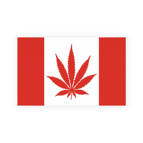 Marijuana Canada Flag