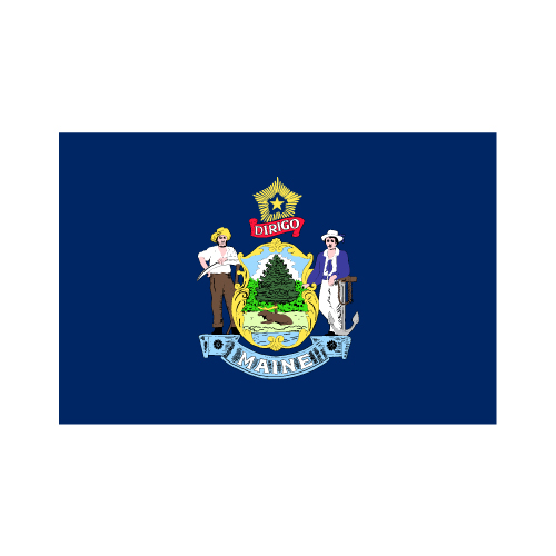 Maine State Flag