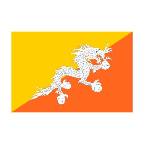 Bhutan Flag