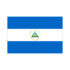 Nicaragua Flags (National) - Indoor Poly, 36" X 60"