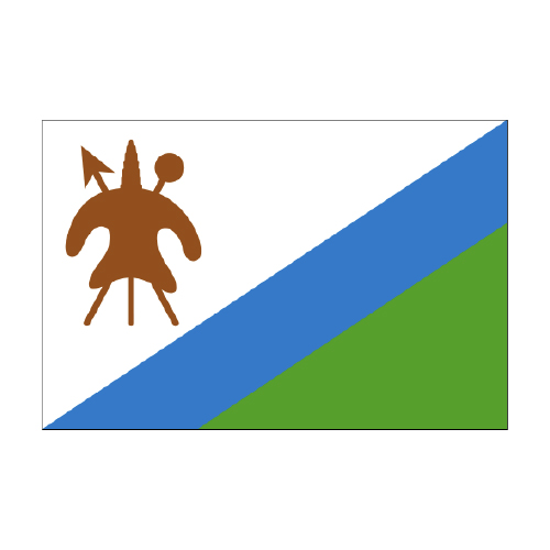 Lesotho Flags (1987-2006)