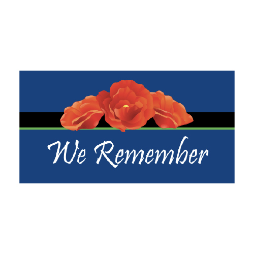 We Remember Flag (English)