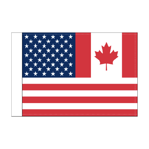 Canada USA Combo 5″x8″ Flag