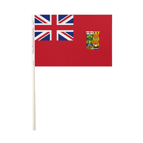 Canadian Red Ensign (WWI 1868-1921) Paper Stick Flags