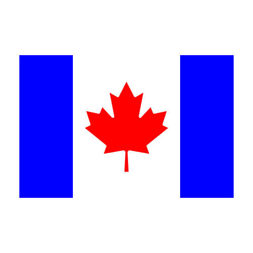 Canada Blue Line Flag
