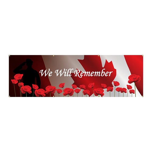 We Will Remember Banner (English)