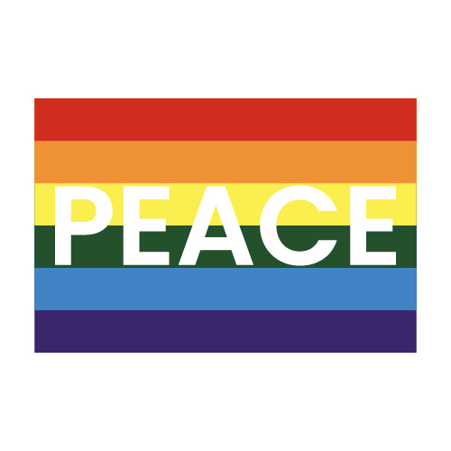 Rainbow Peace Flags