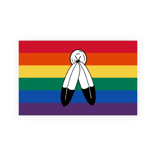 Two Spirit Pride Flags