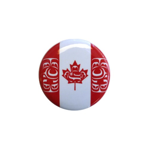 Canadian Indigenous Flag Button
