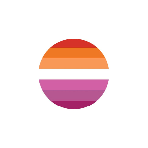 Lesbian Sunset (7 Stripe) Buttons