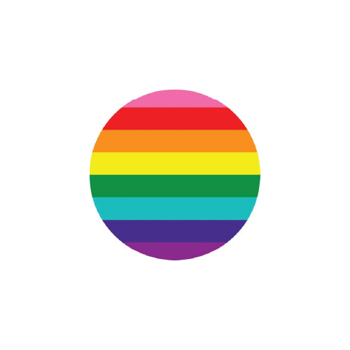 Gilbert Baker Original Pride Flag Buttons