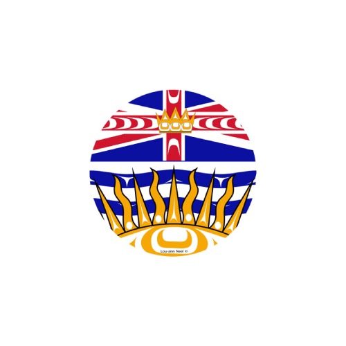 BC Indigenous Flag Buttons