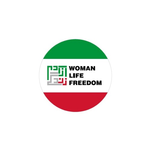 Iran Woman Life Freedom Protest Button