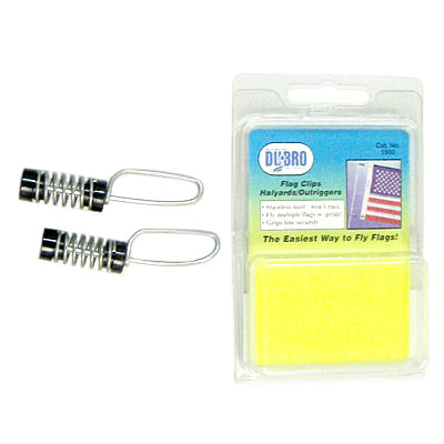 assorted flag clips halyards pack