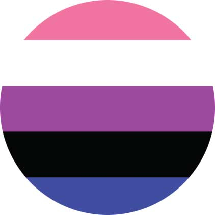 Genderfluid Pride Round Buttons - The Flag Shop