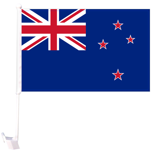 New Zealand - Car Flag