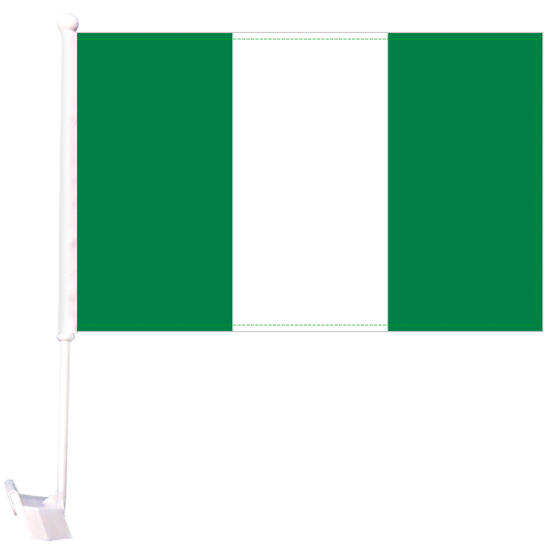 Nigeria Car Flag