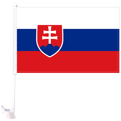 Slovakia Car Flag