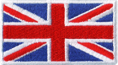 Union Jack 1.5"x 2.5" Crest - Foreign Flag Crests