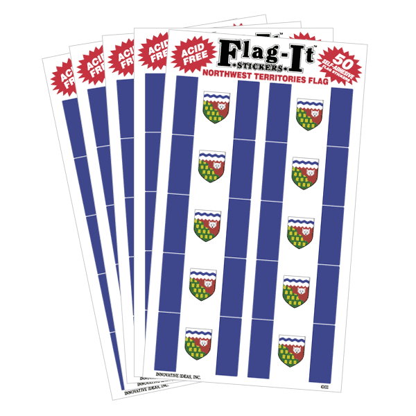 Northwest Territories Decal 50 Pack - The Flag Shop
