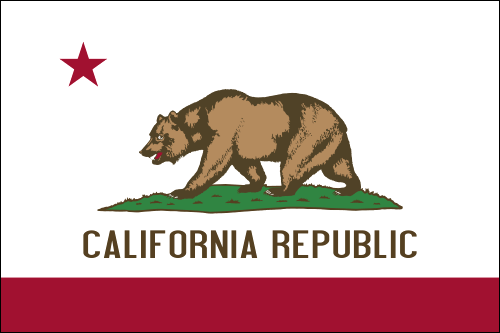 California Flag USA State