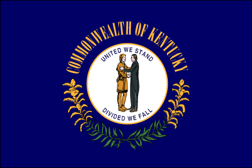 Flag USA State Kentucky