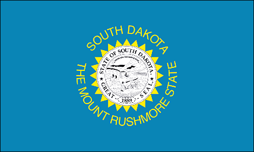 Flag of South Dakota USA State