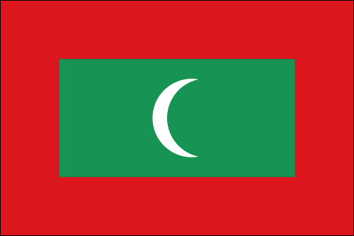 Flag of the Maldives