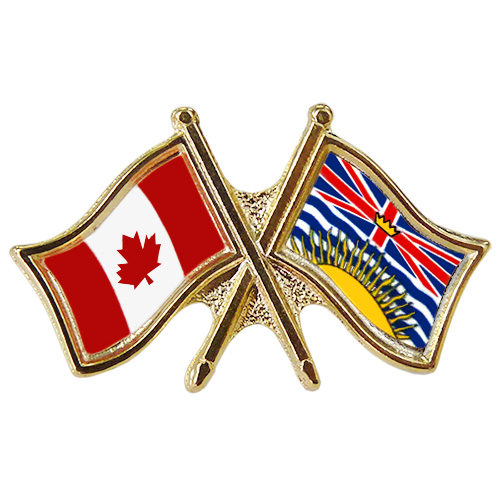 Canada-BC Crossed Pin