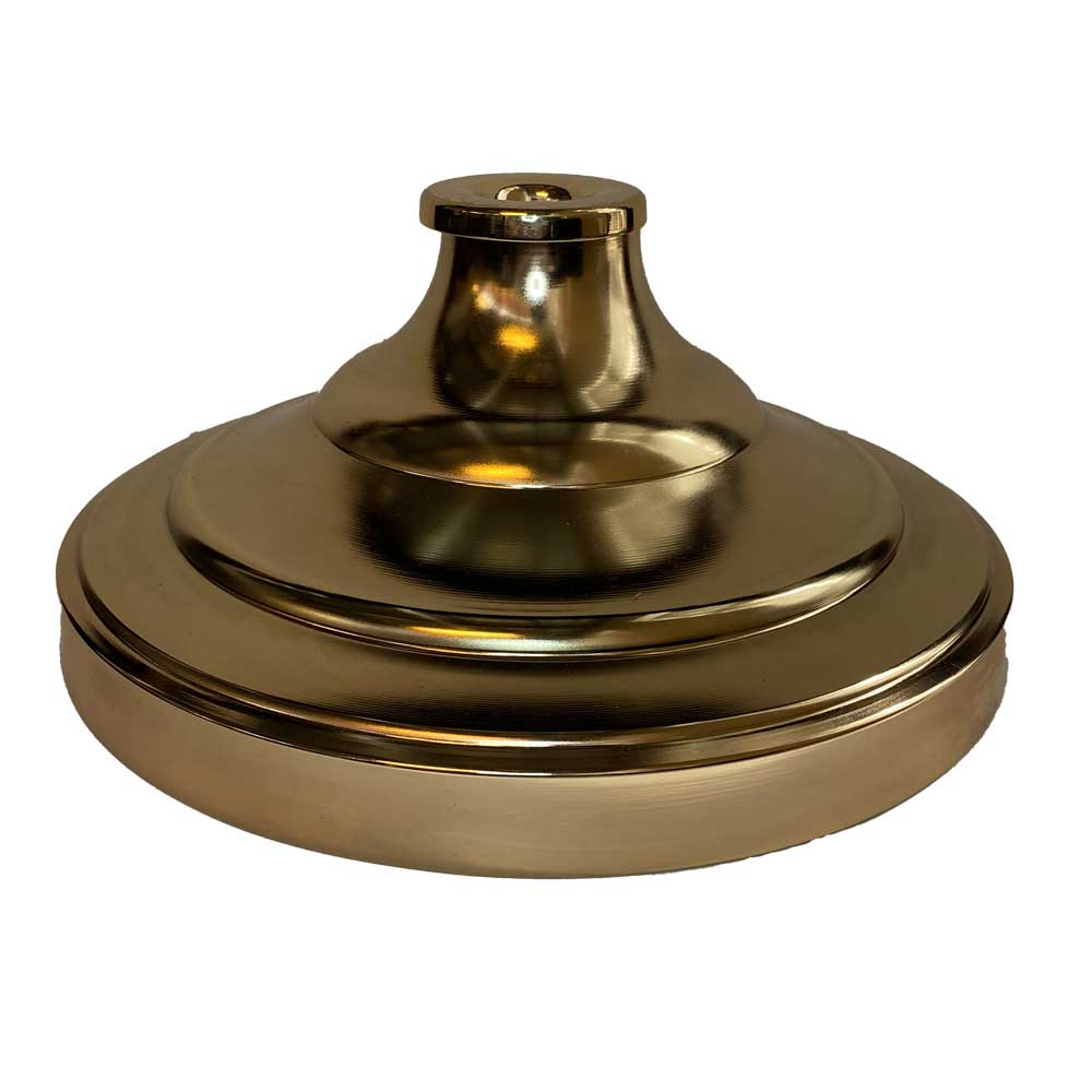 Metal Base Gold Indoor Flagpoles | The Flag Shop