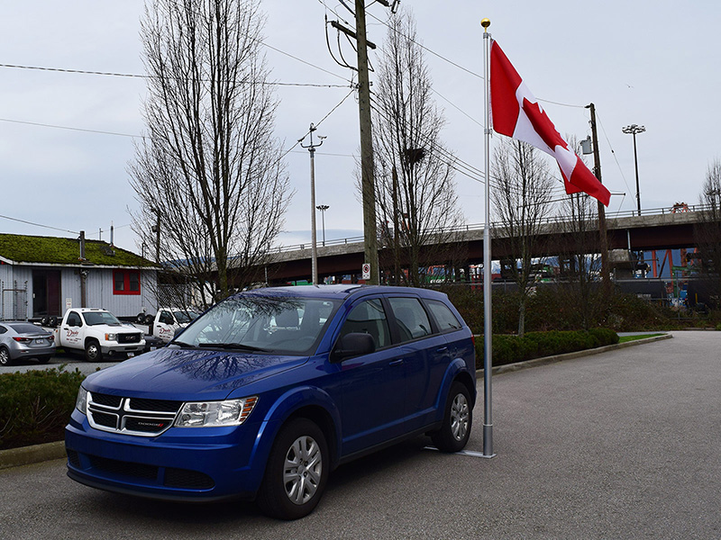Flagpole Base Wheel Stand Flag