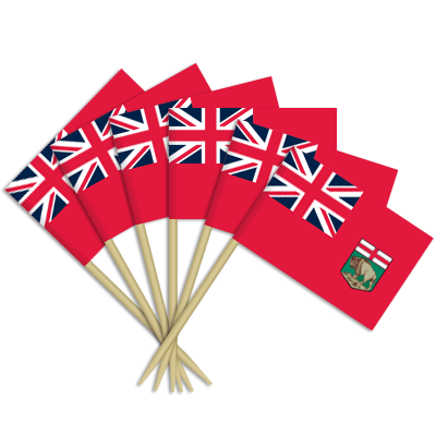 Manitoba Toothpick Flags - The Flag Shop