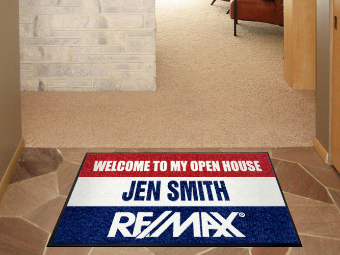 Real Estate Logo Custom Door Mats