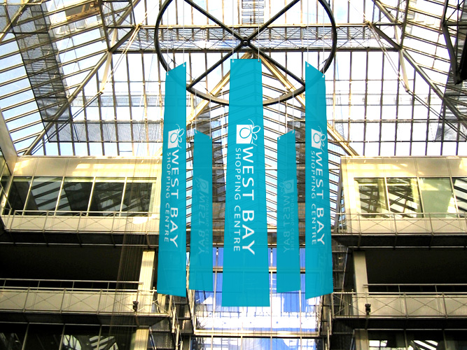 Mall Promotional Atrium Banners