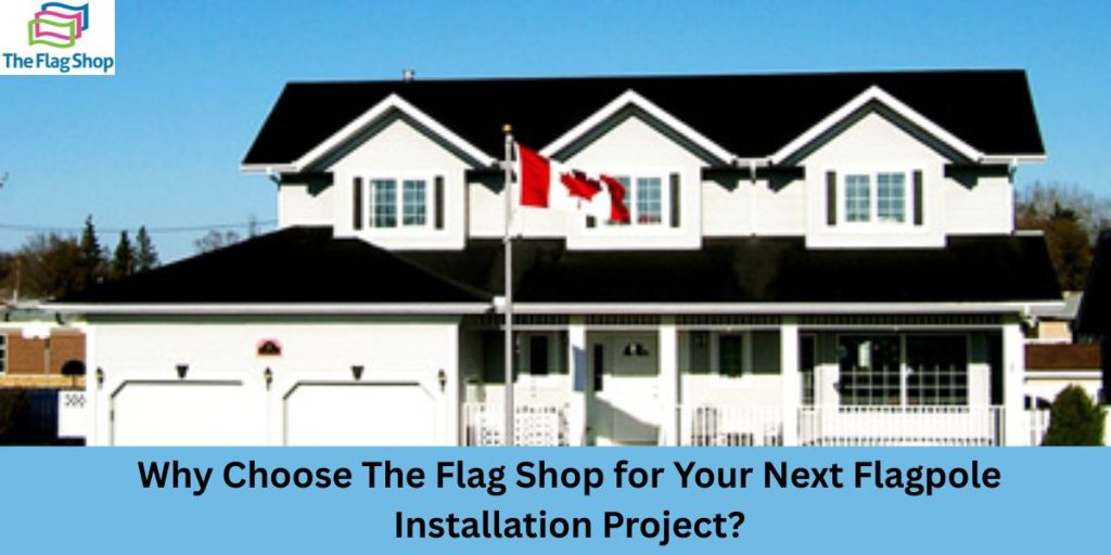 Flagpole installation