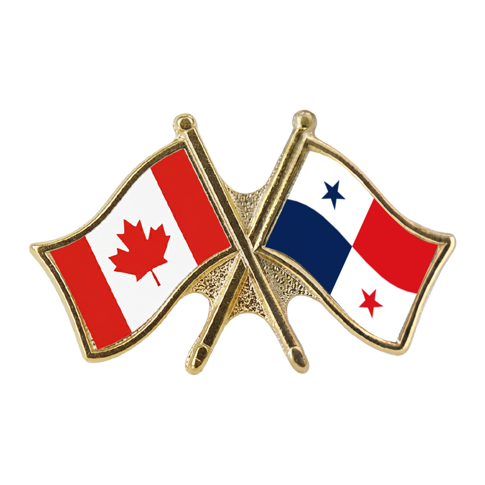 Canada Panama Cross Pin