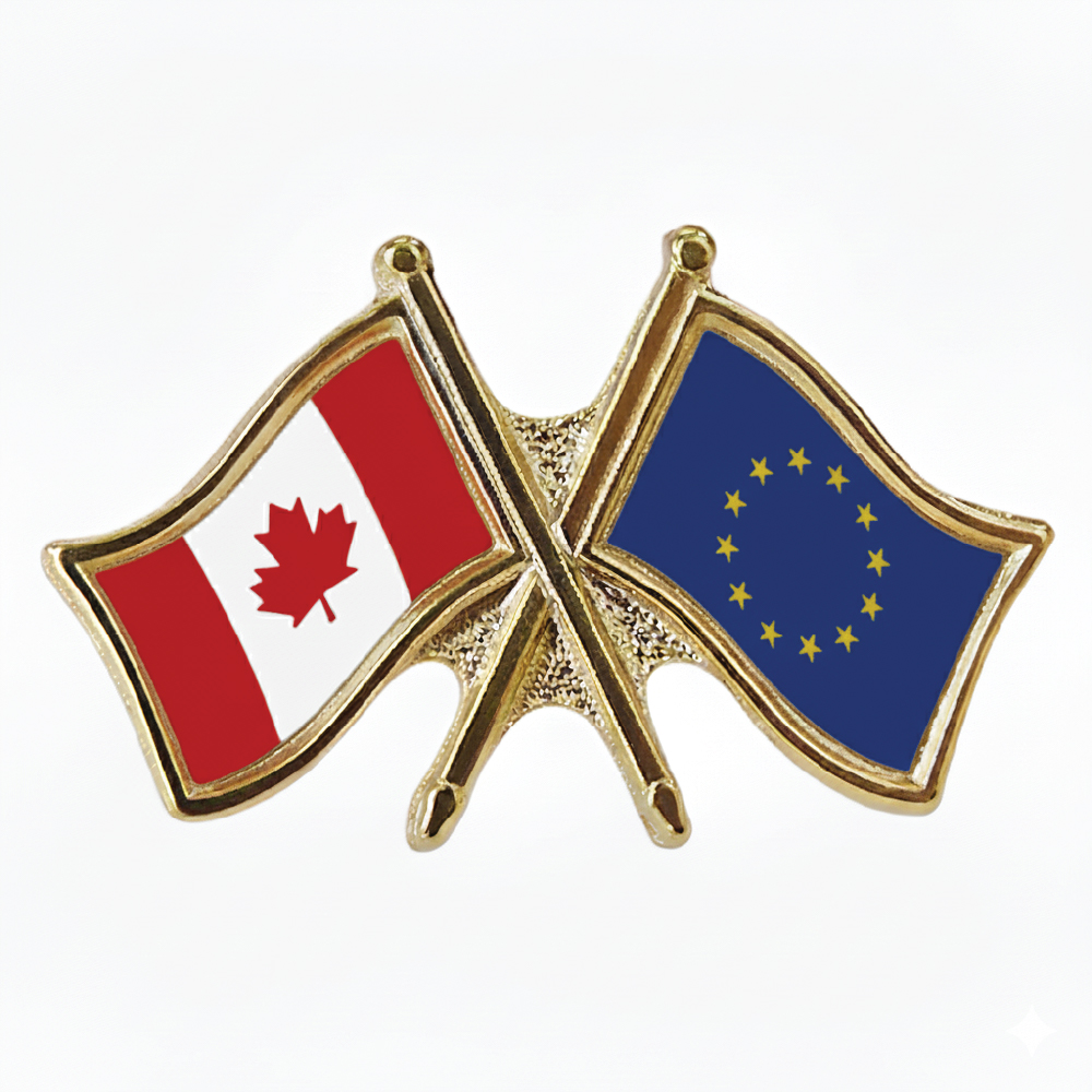 Canada/EuropeanUnion Crossed Pin