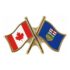 Canada/Alberta Crossed Pin