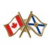 Canada/Nova scotia Crossed Pin