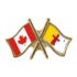 Canada/Nunavut Crossed Pin