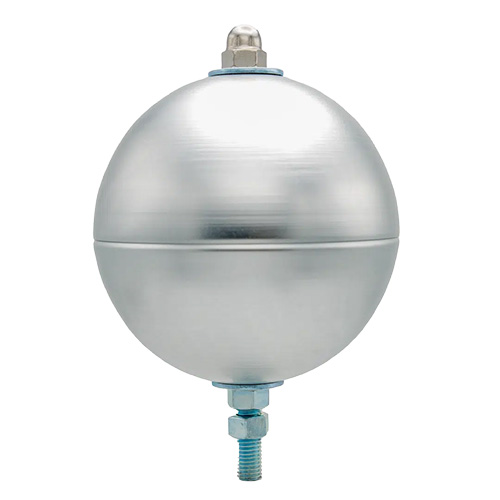 Ball Top &ndash; Clear Anodized 6 inches