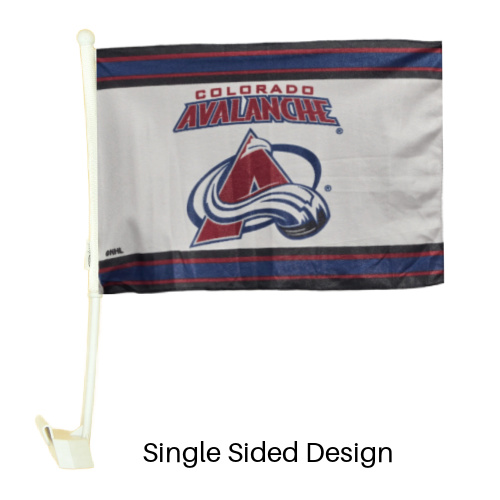 Colorado Avalanche Single Car Flag 500 x 500