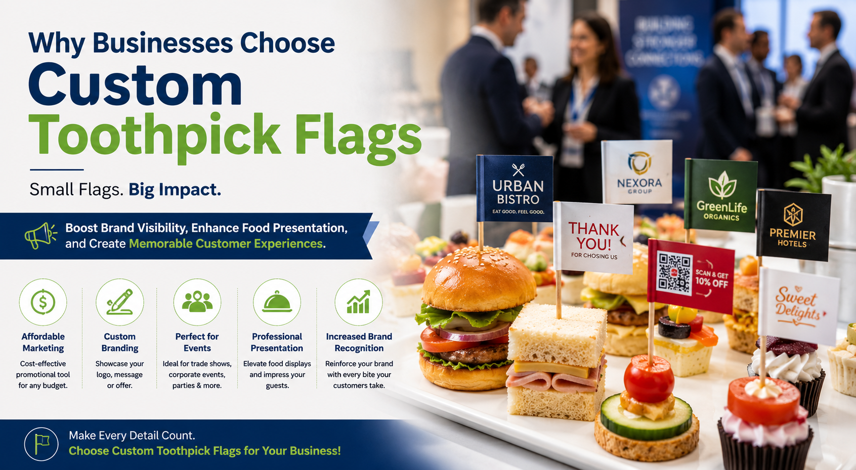 Choose Custom Toothpick Flags