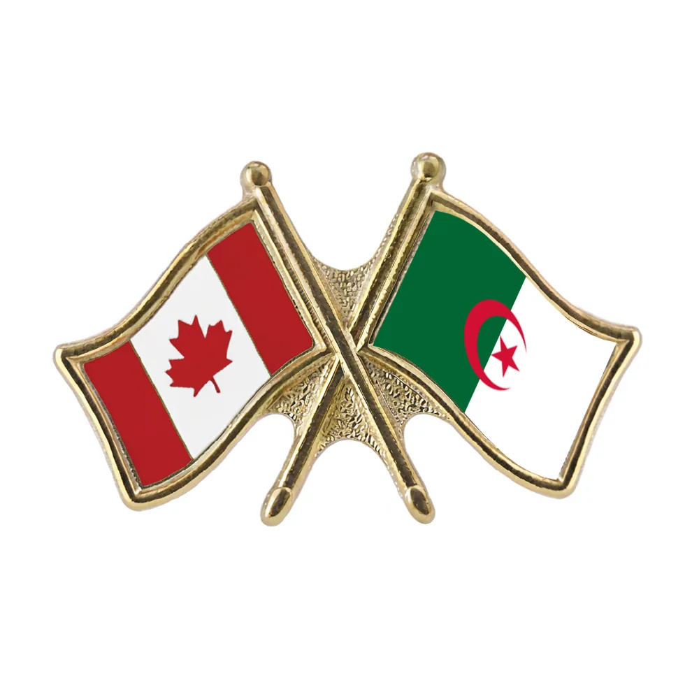 Canada/Algeria Crossed Pin