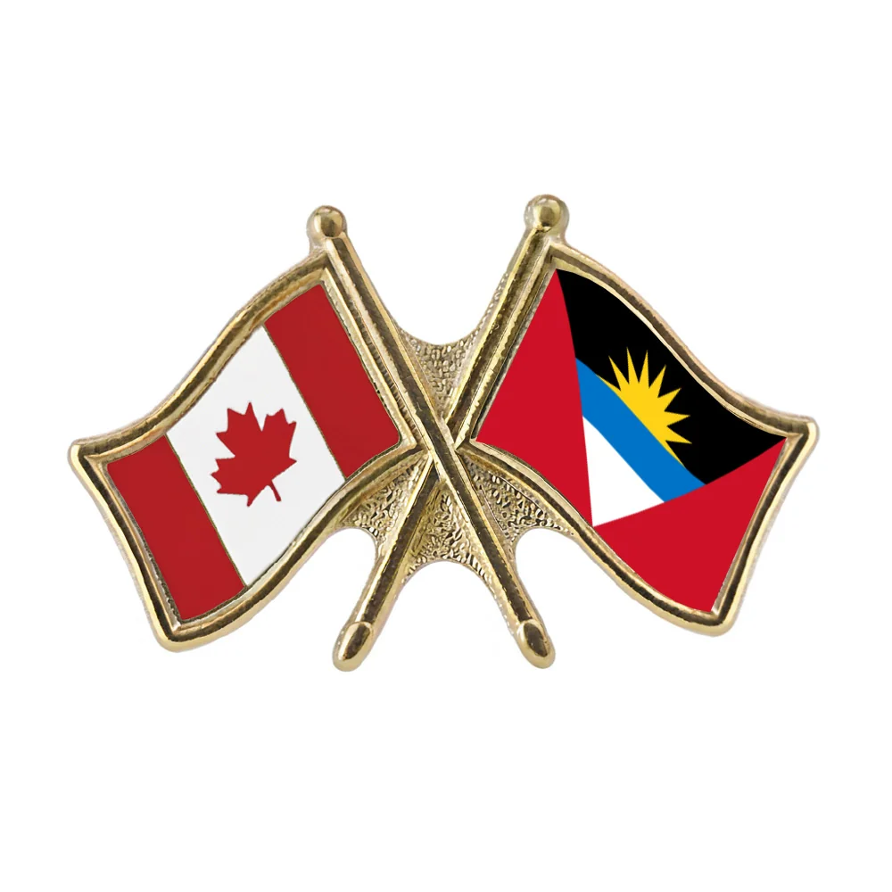 Canada/Antigua and Barbuda Crossed Pin