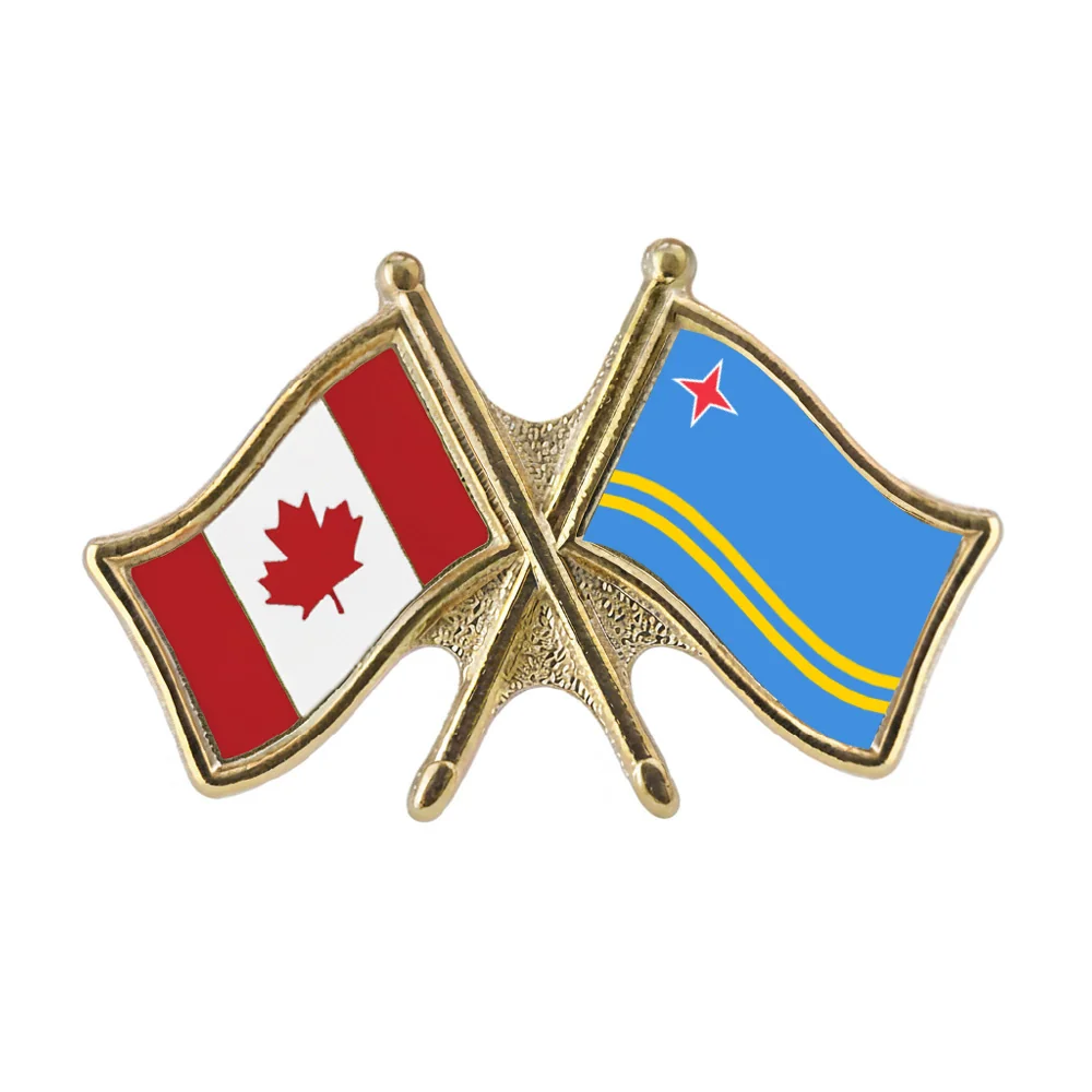 Canada/Aruba Crossed Pin