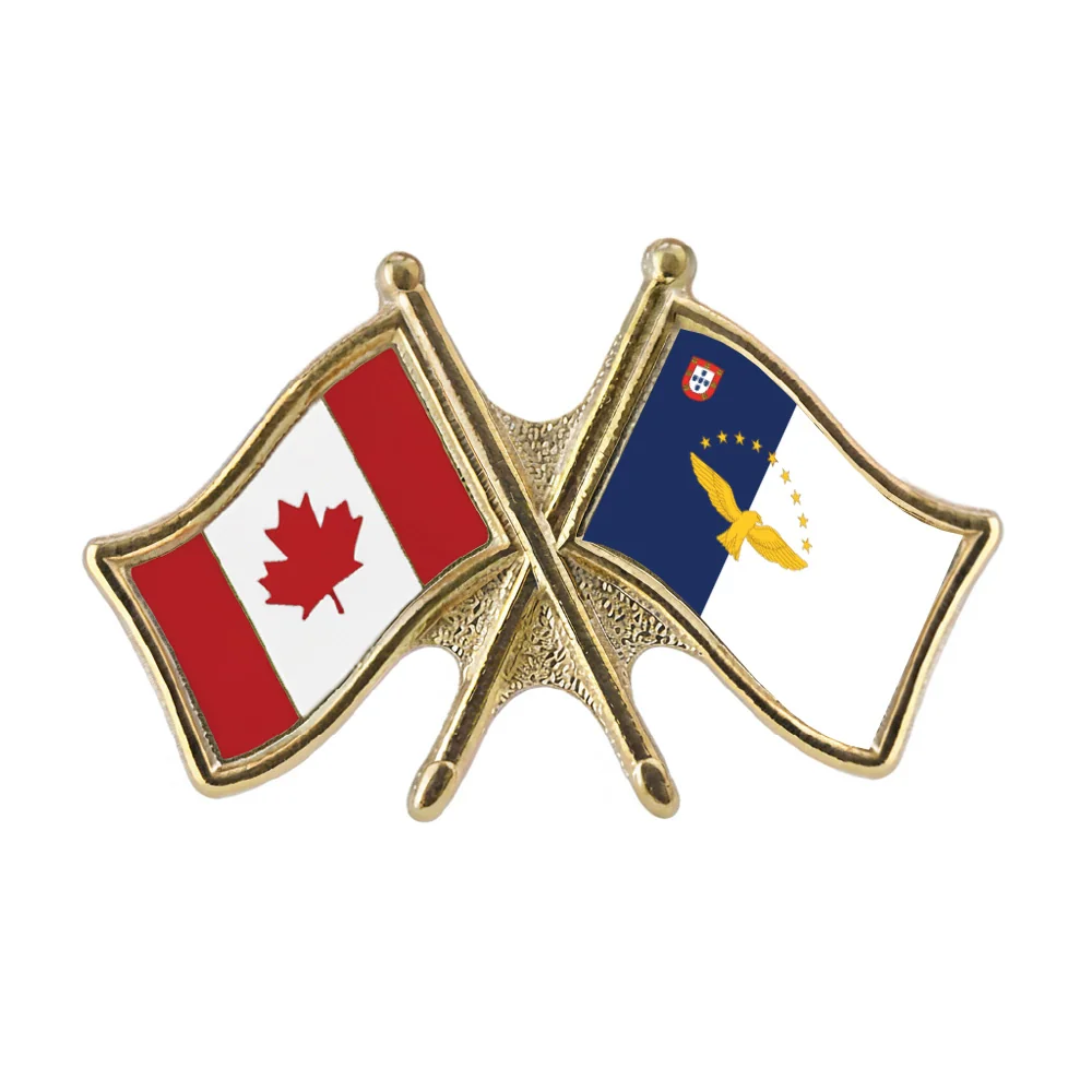 Canada/Azores Crossed Pin