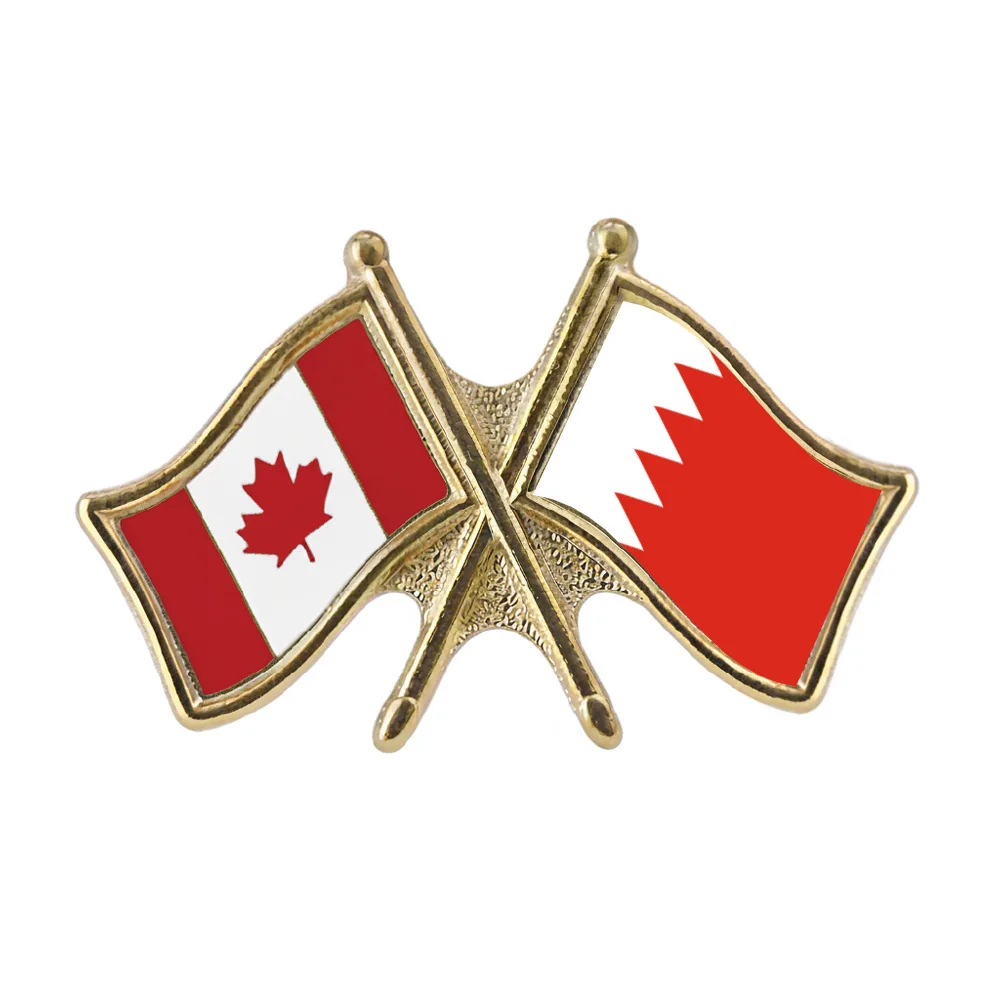 Canada/Bahrain Crossed Pin